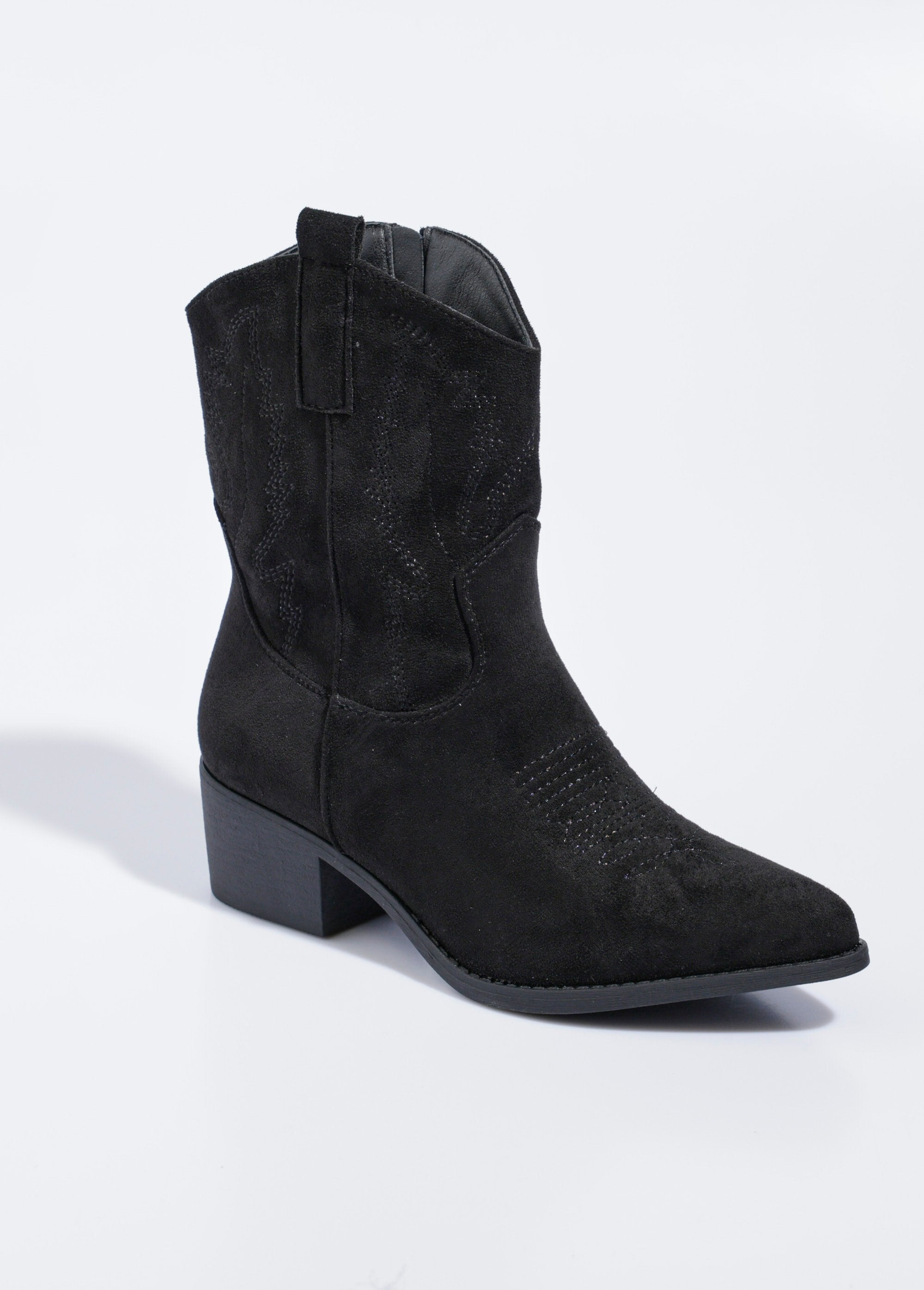 Botines_de_ante_con_tacón,_estilo_western_Negro_FA1_slim