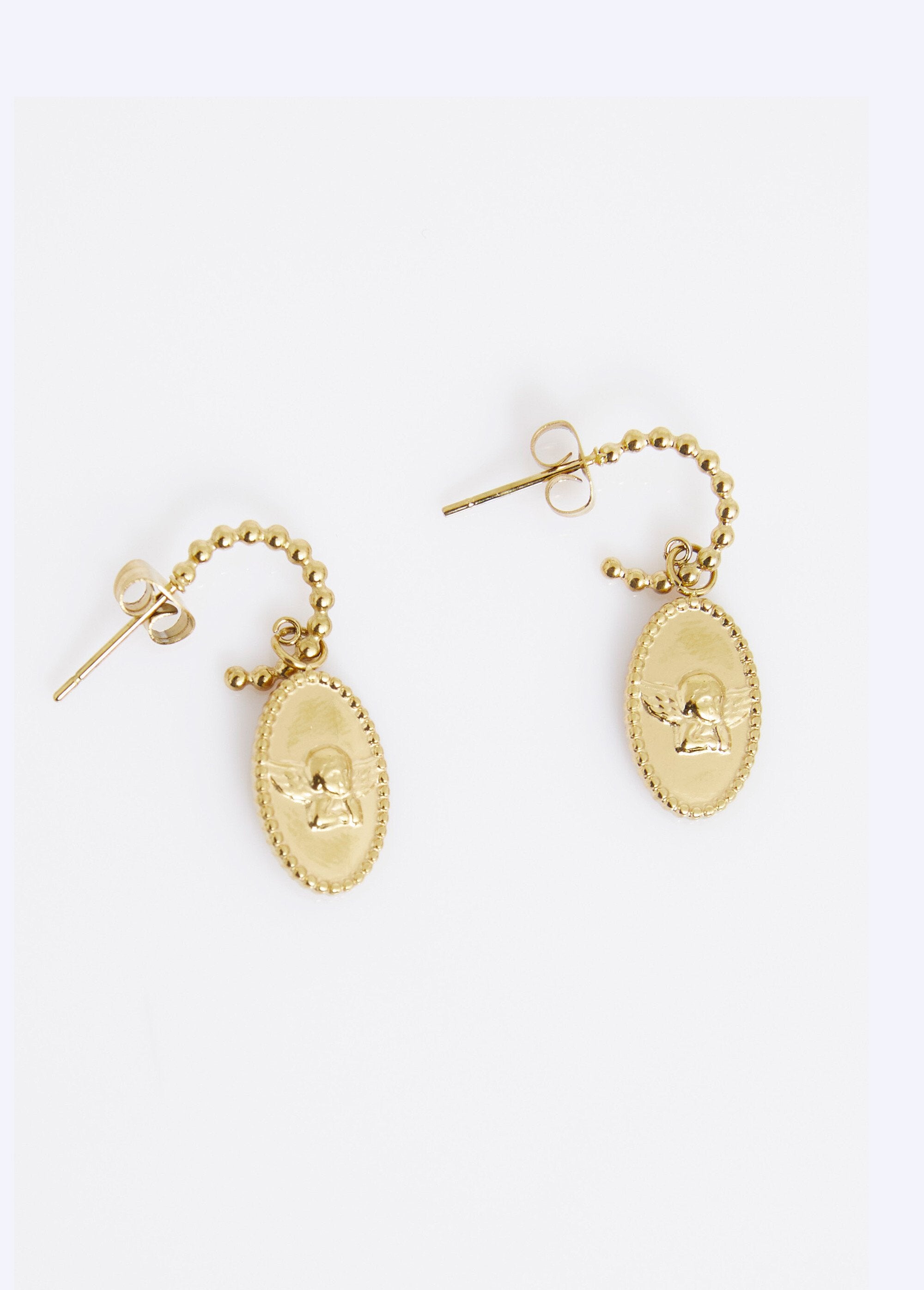 Boucles_d'oreille_ange_acier_inoxydable_Dore_FA1_slim