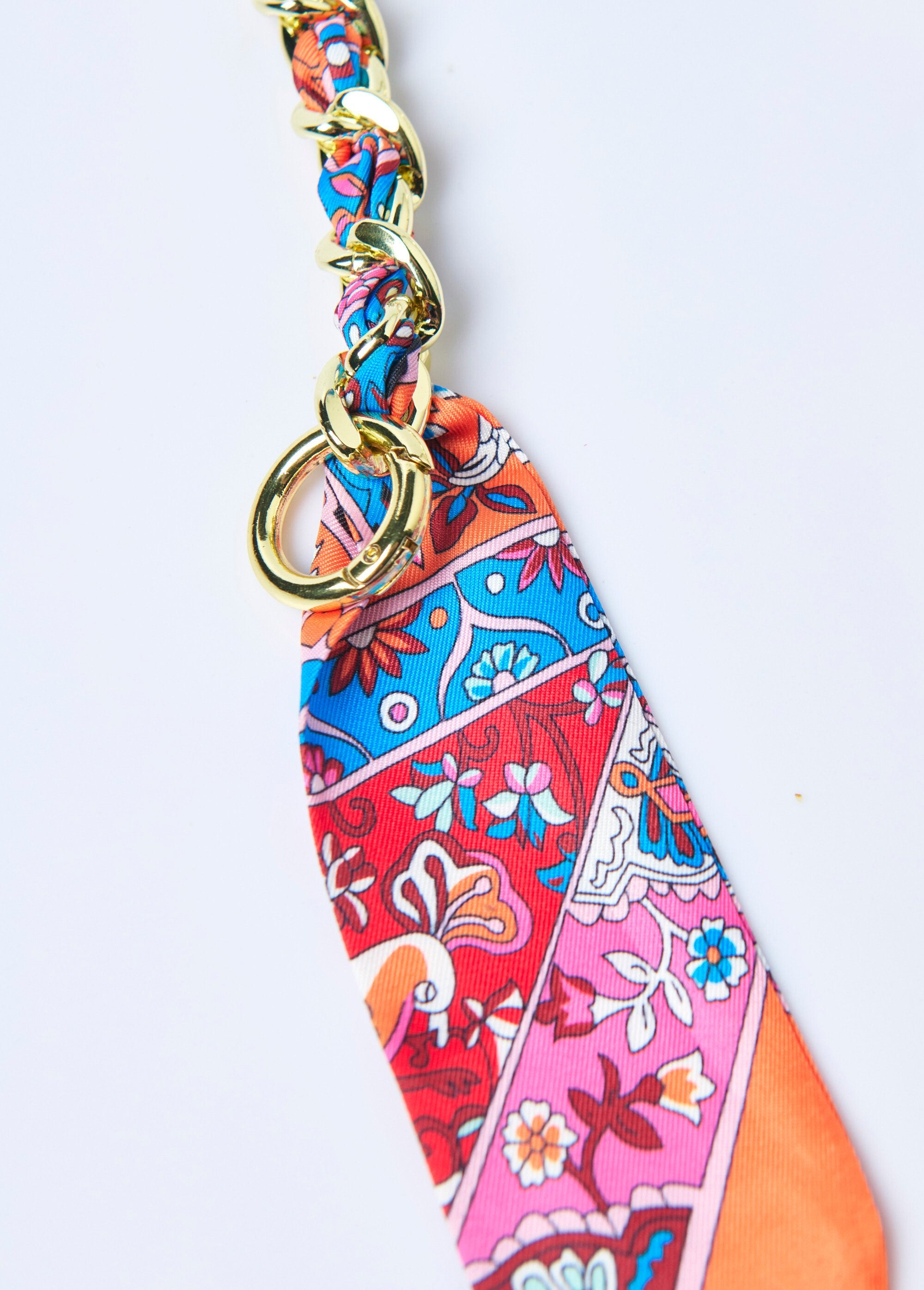Cadena_para_bolso_multifuncional,_bufanda_floral._Oro_y_naranja_DE2_slim