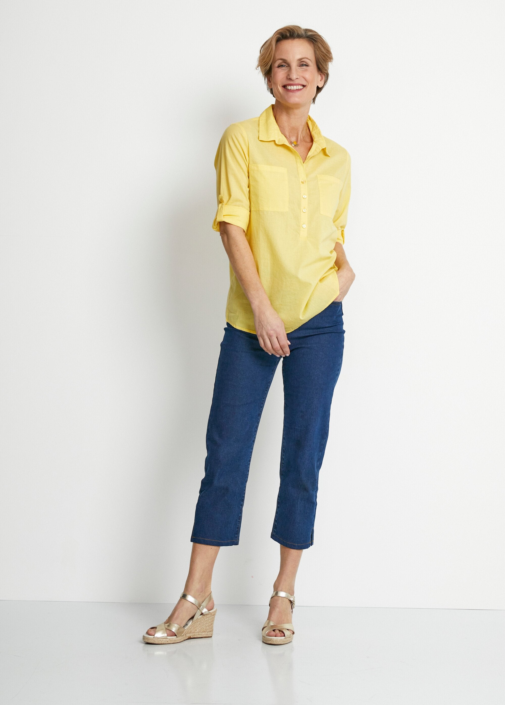 Blusa_larga_de_algodón_estampado_con_botones_AMARILLO_SF1_slim