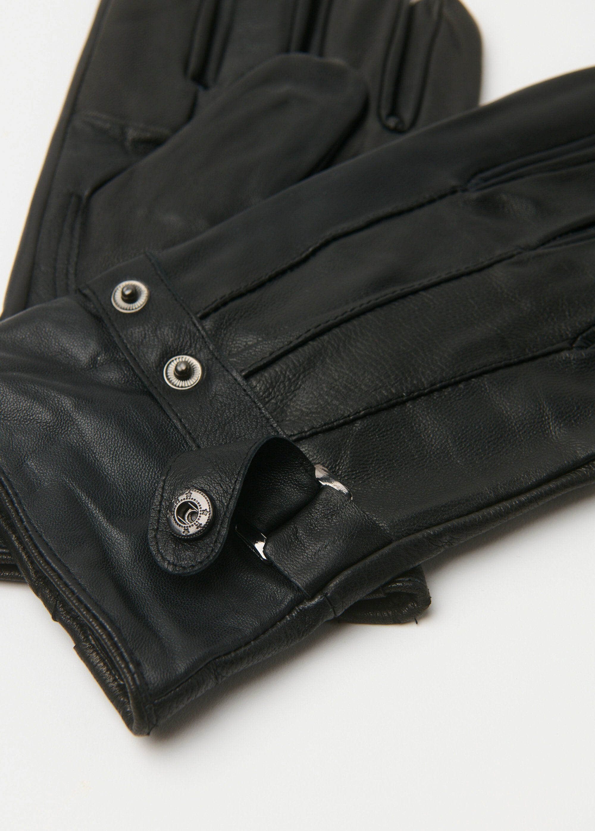 Guantes_de_piel_para_hombre_con_lengüeta_en_la_muñeca_Negro_DE2_slim