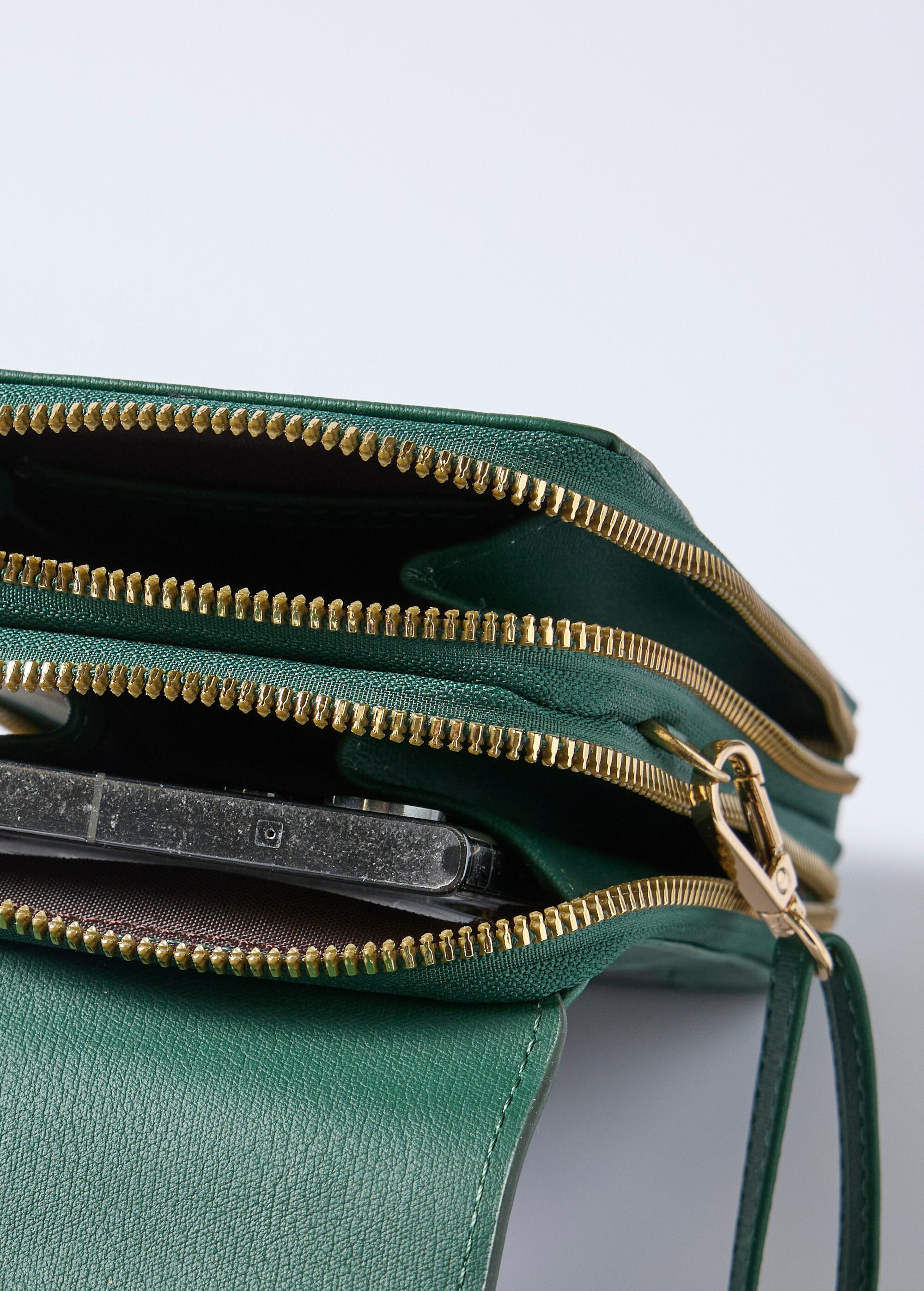 Bolsa_para_teléfono_de_piel_sintética_con_dos_compartimentos_Verde_DE1_slim