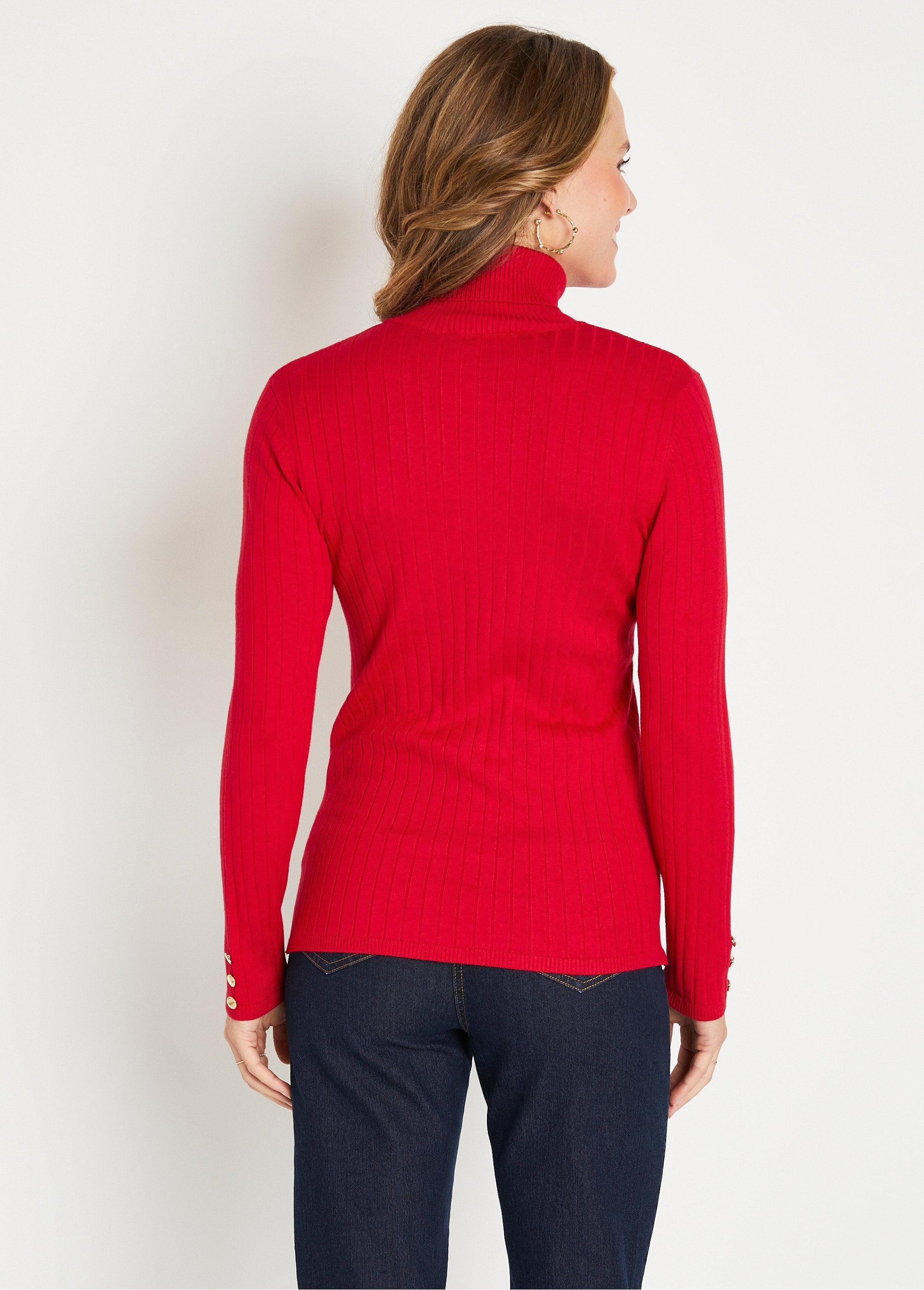 Suave_jersey_corto_de_cuello_alto_con_canalé_plano_Rojo_DO1_slim