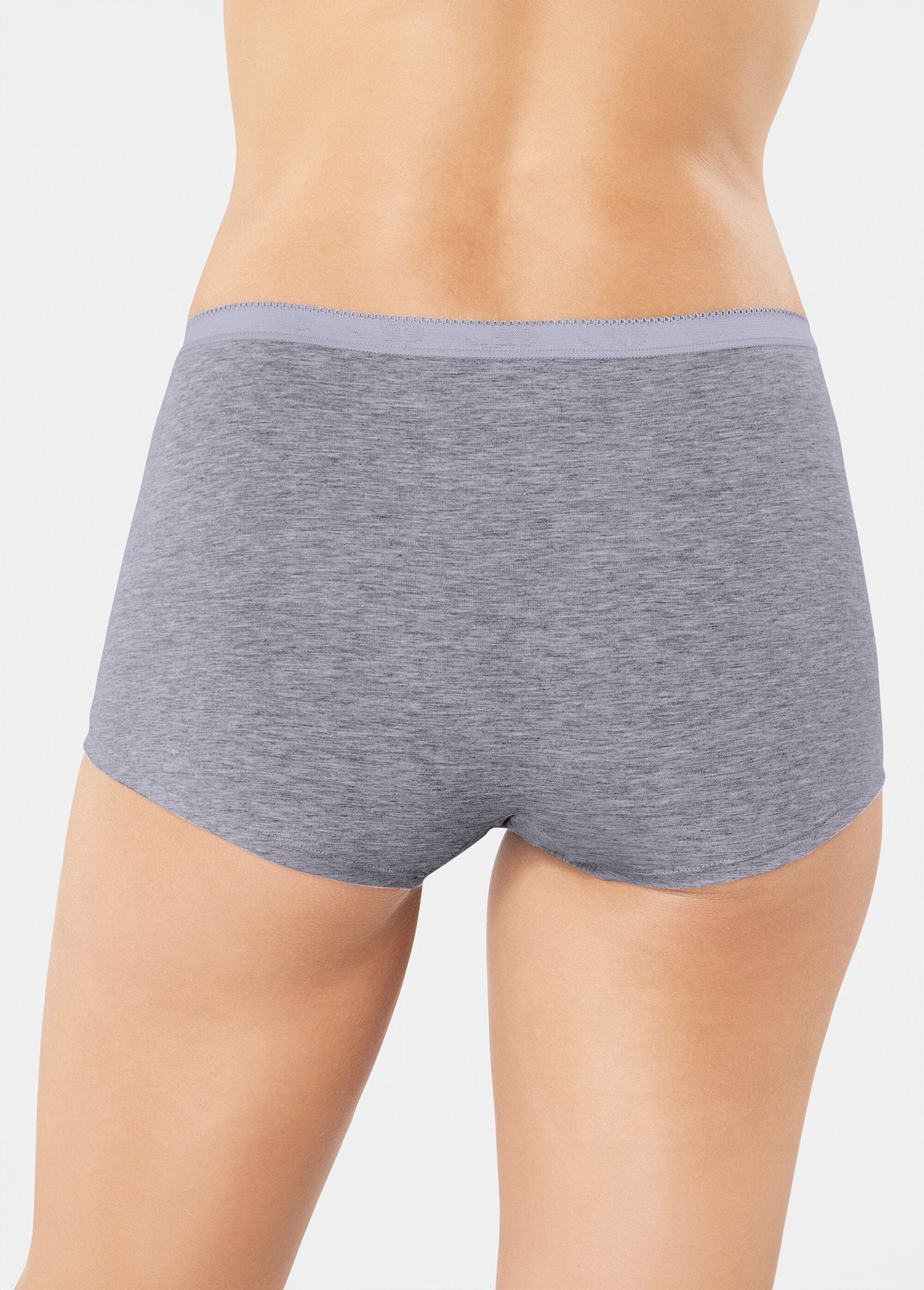 ®_Sloggi_-_Short_Basic+_de_algodón_elástico,_liso_Gris_DO1_slim
