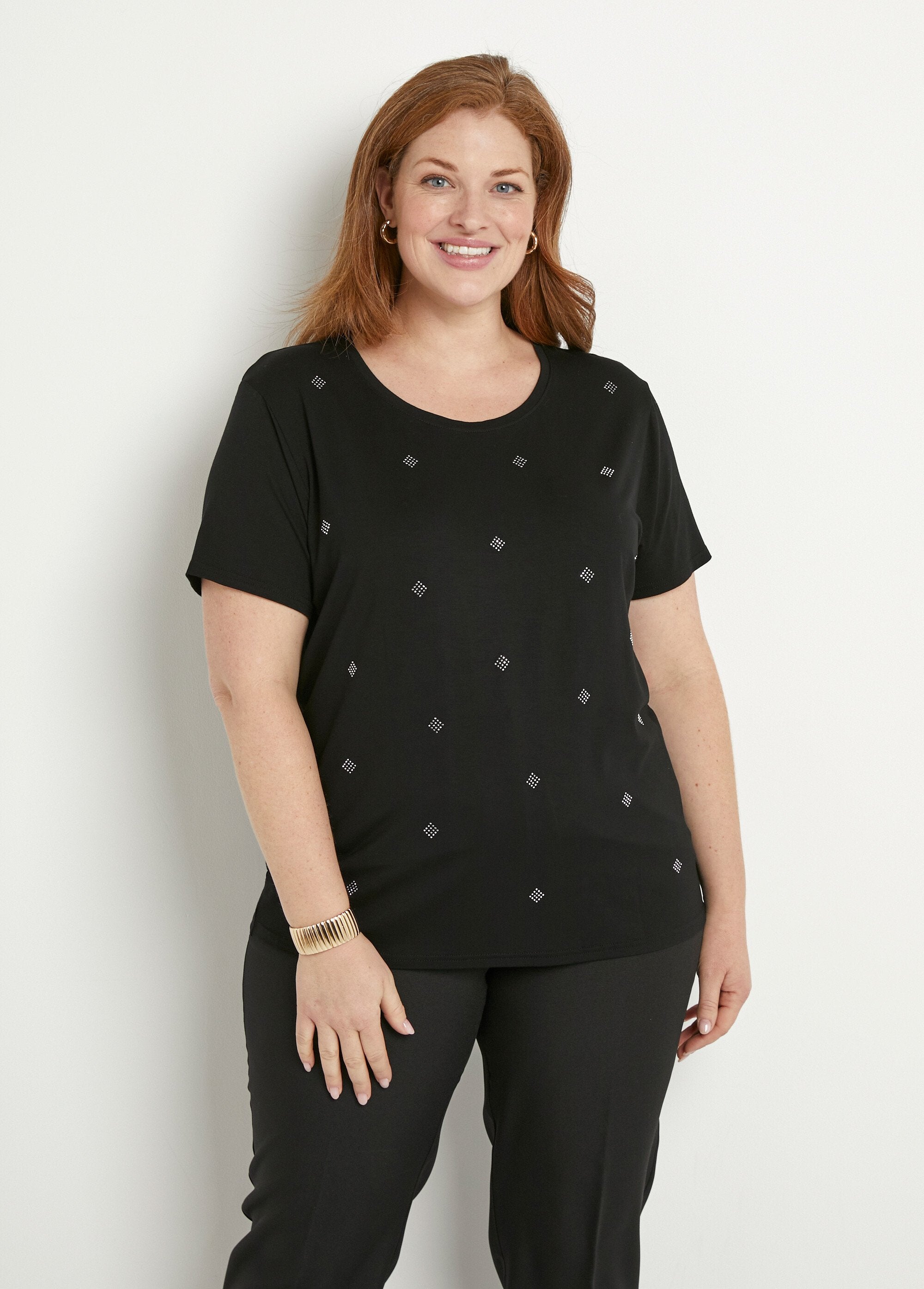 Camiseta_lisa_manga_corta_cuello_redondo_strass_Negro_FA1_curvy