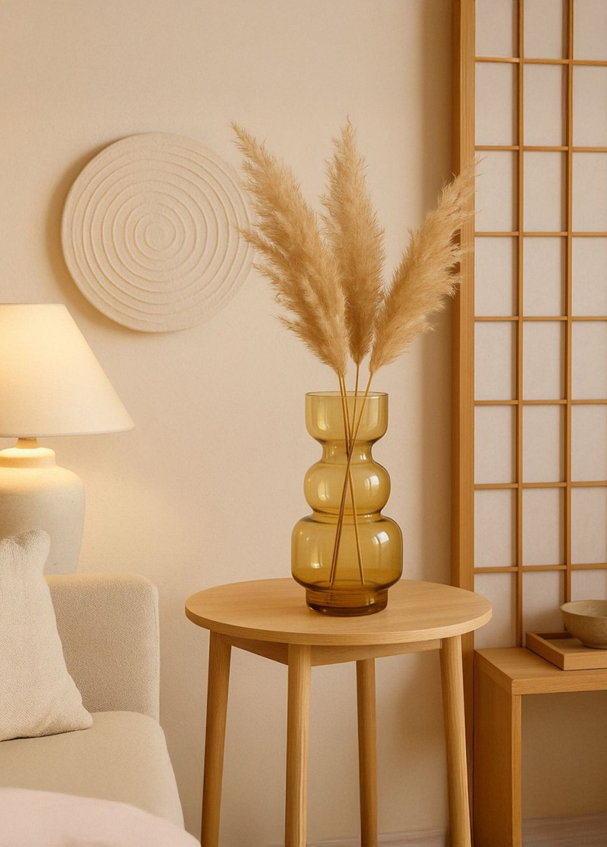 Jarrón_de_cristal_tintado,_forma_curvada._Ámbar_SF1_slim