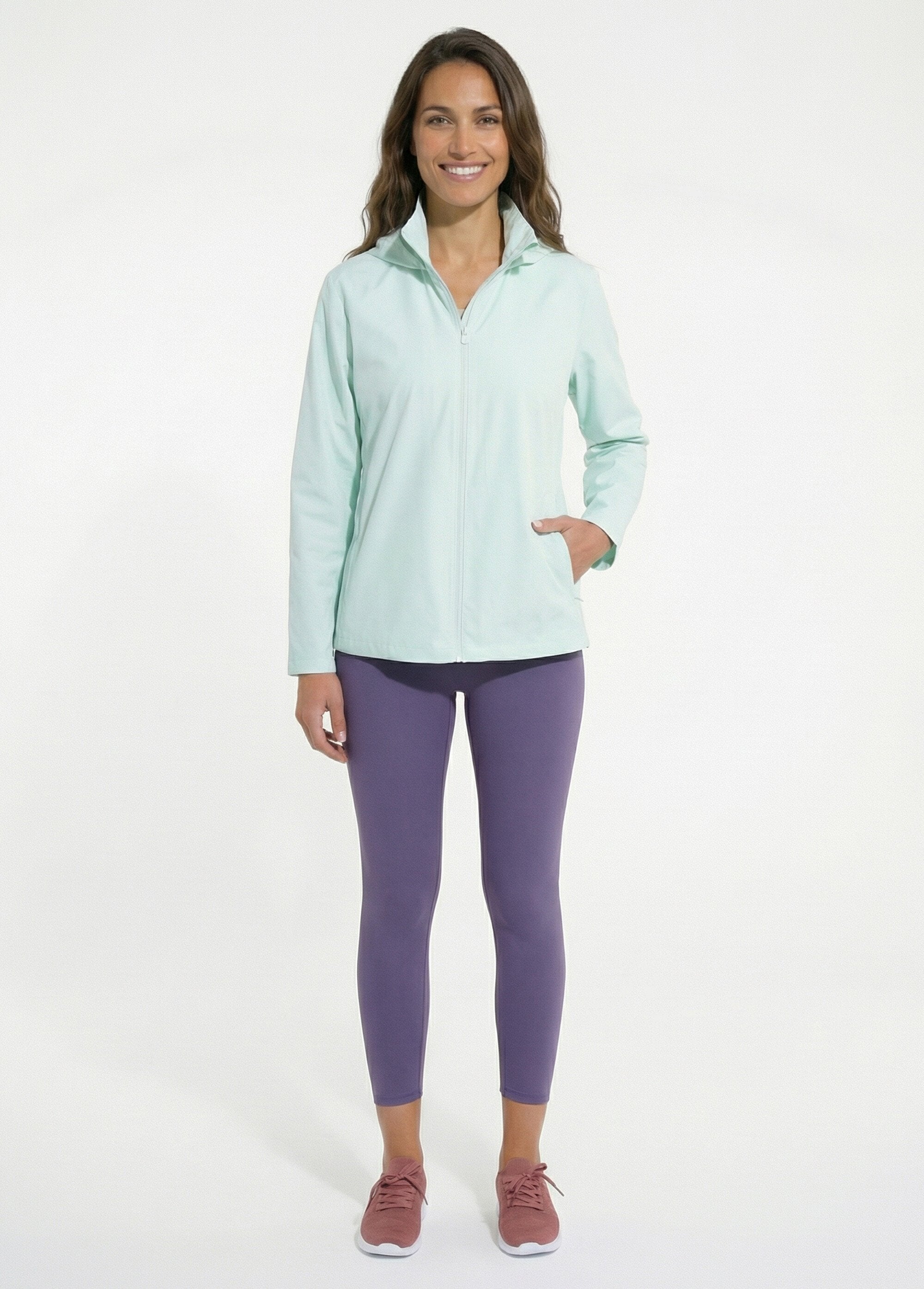 Chaqueta_cortavientos_con_cremallera_y_capucha_Verde_SF1_slim