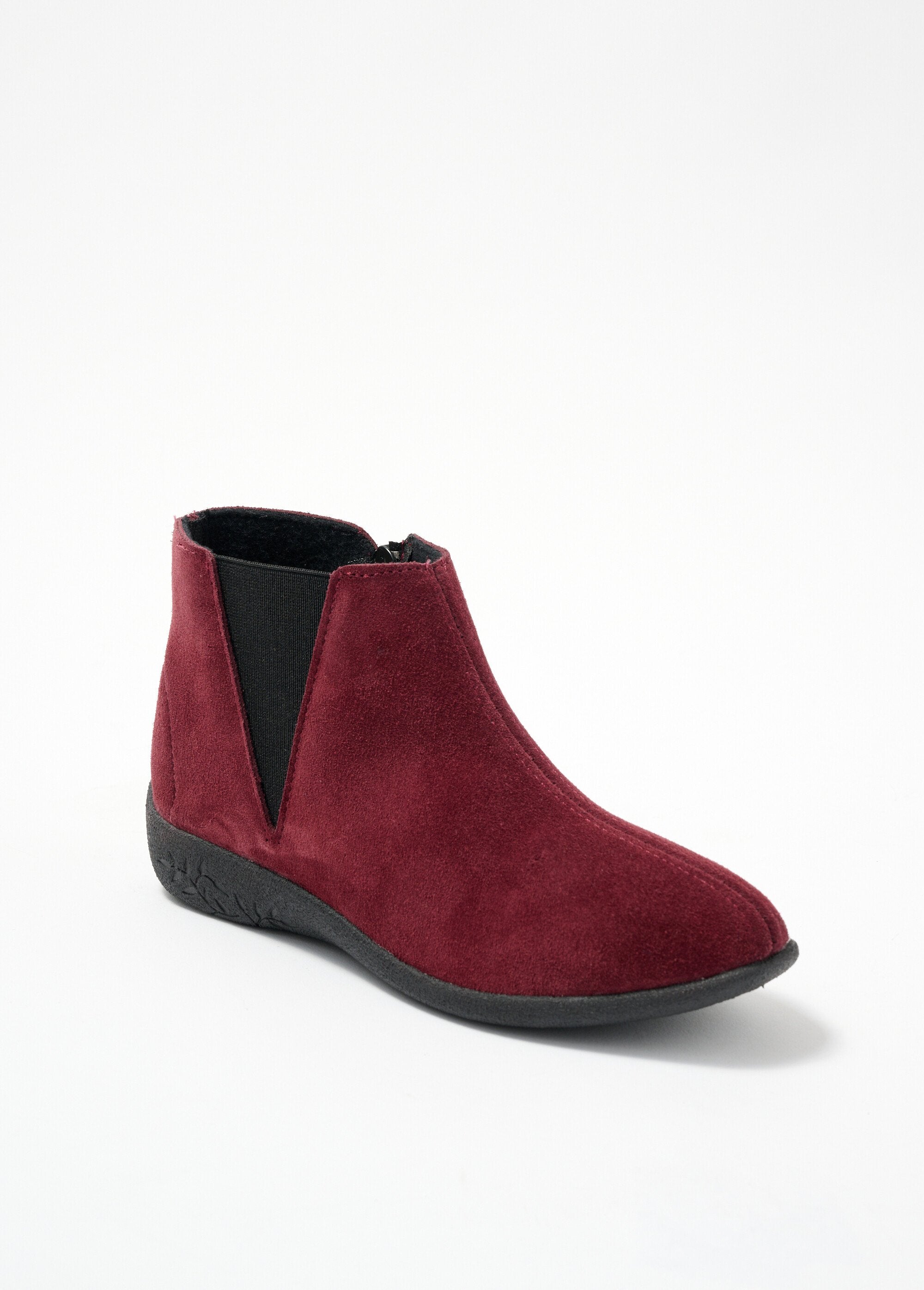 Botas_anchas_de_piel_confort_con_cremallera_elástica_Bordeaux_FA1_slim