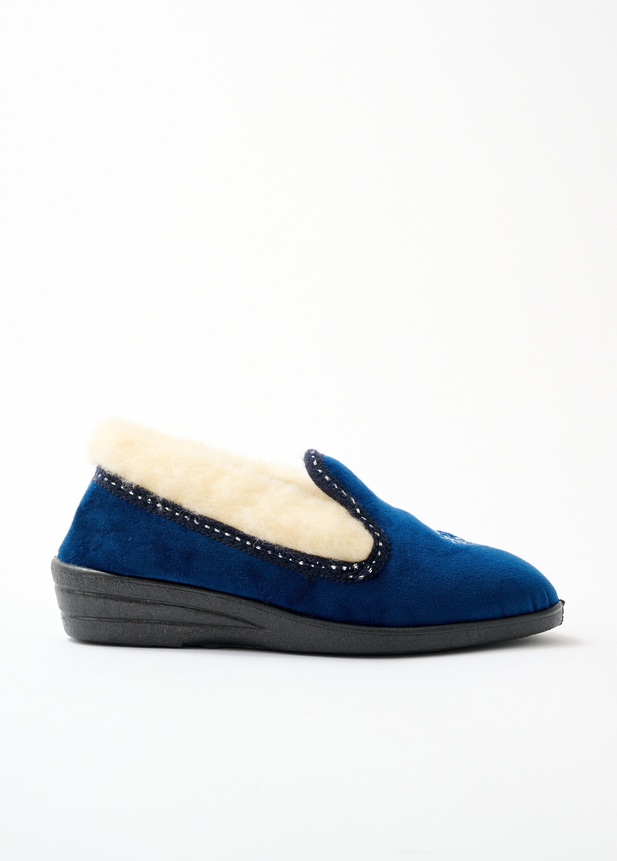 Pantuflas_altas_ancho_confort_con_forro_de_lana_bordado_Azul_DR1_slim