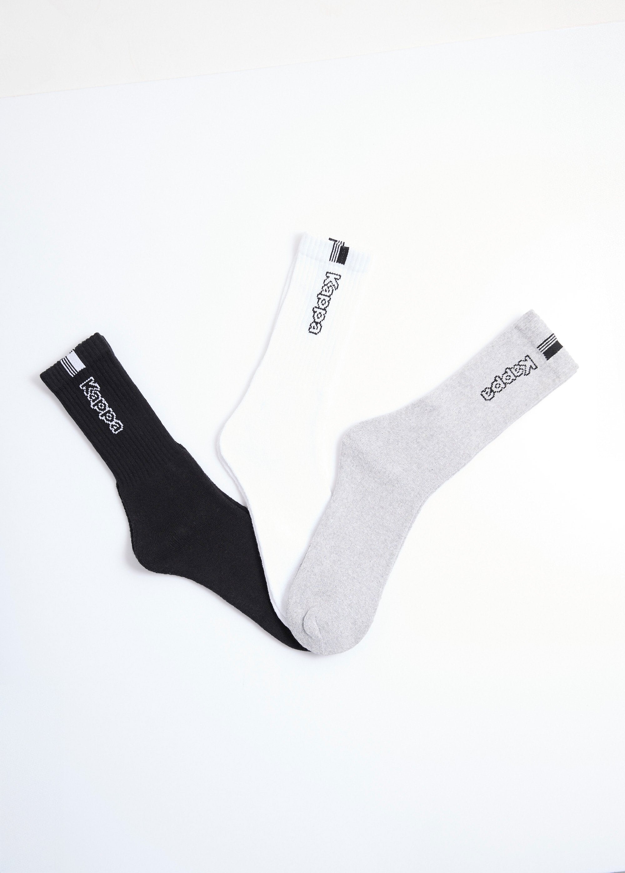 Calcetines_deportivos_de_canalé_surtidos_Blanco_y_gris_y_negro_FA1_slim
