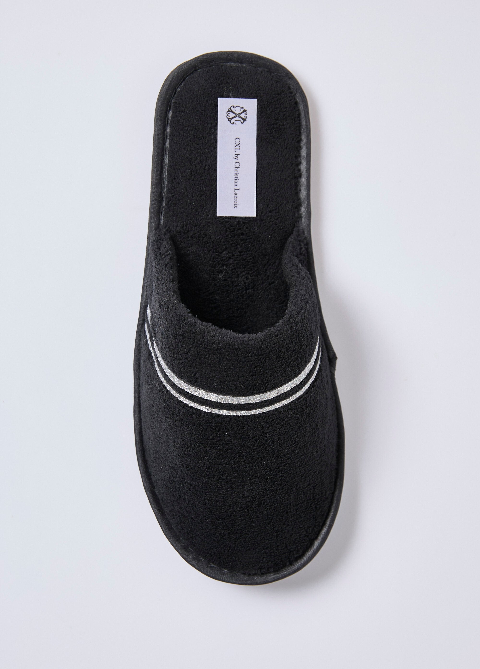Chaussons_façon_mules,_lignes_contrastées_Noir_OV1_slim