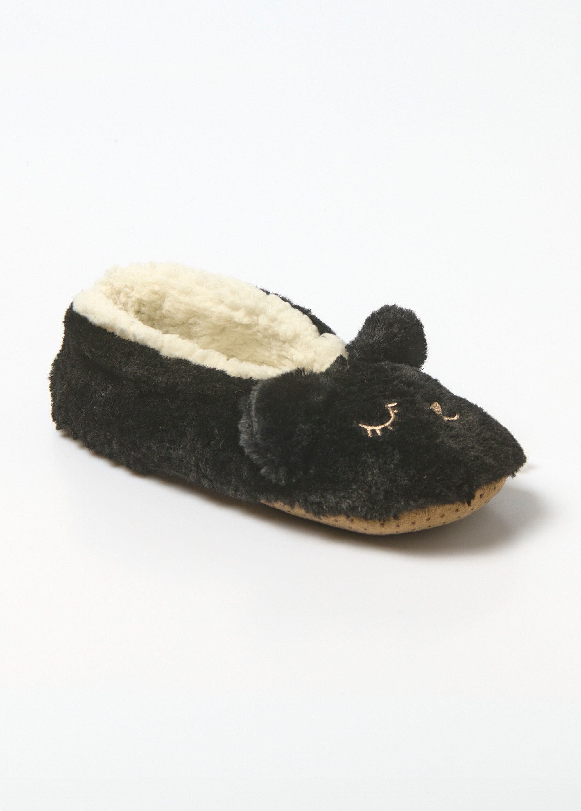 Chaussons_fourrure_chauds_motif_animal_Noir_FA1_slim