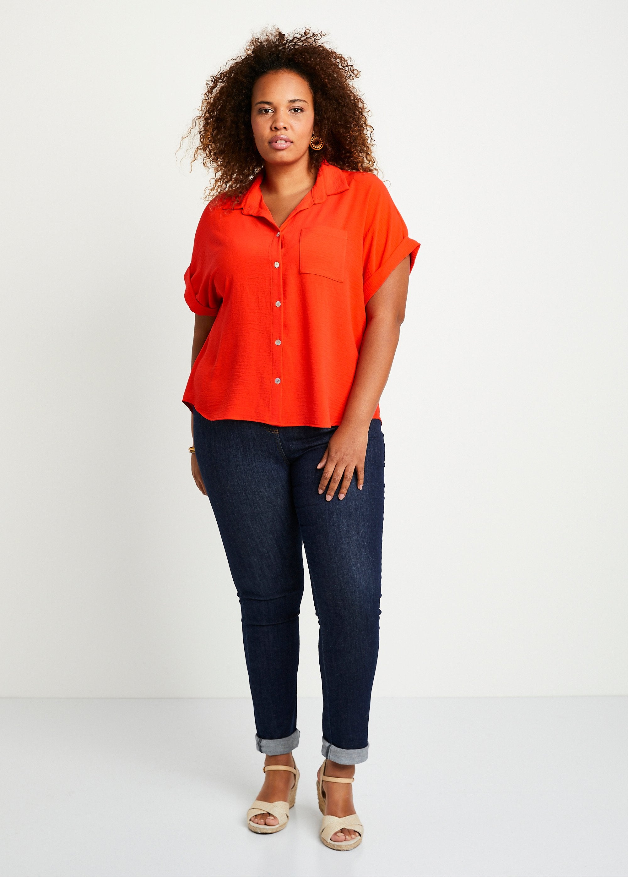 Blusa_lisa_de_manga_corta_naranja_SF1_curvy