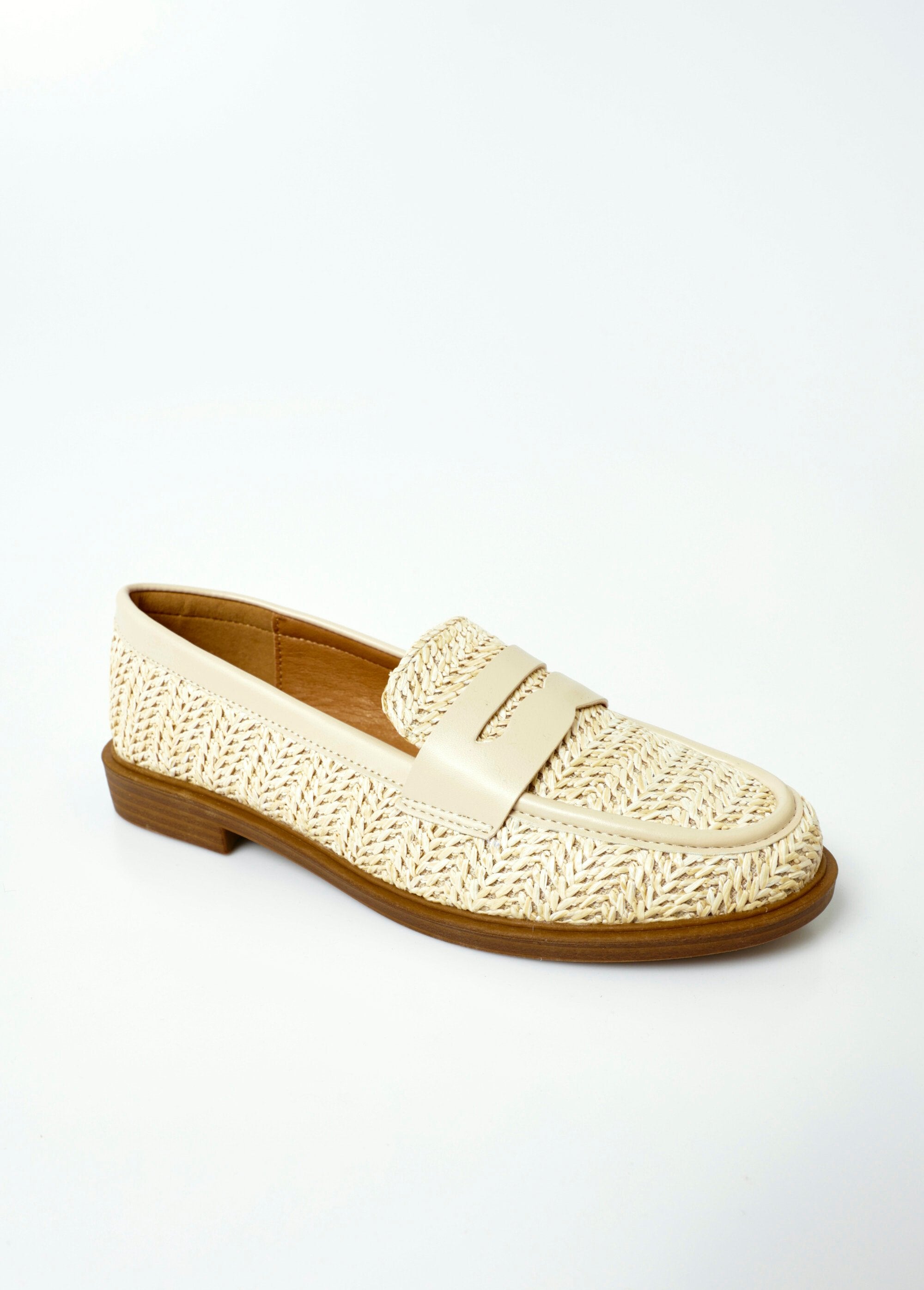 Mocassins_effet_natté_métallisé_avec_patte_Beige_FA1_slim