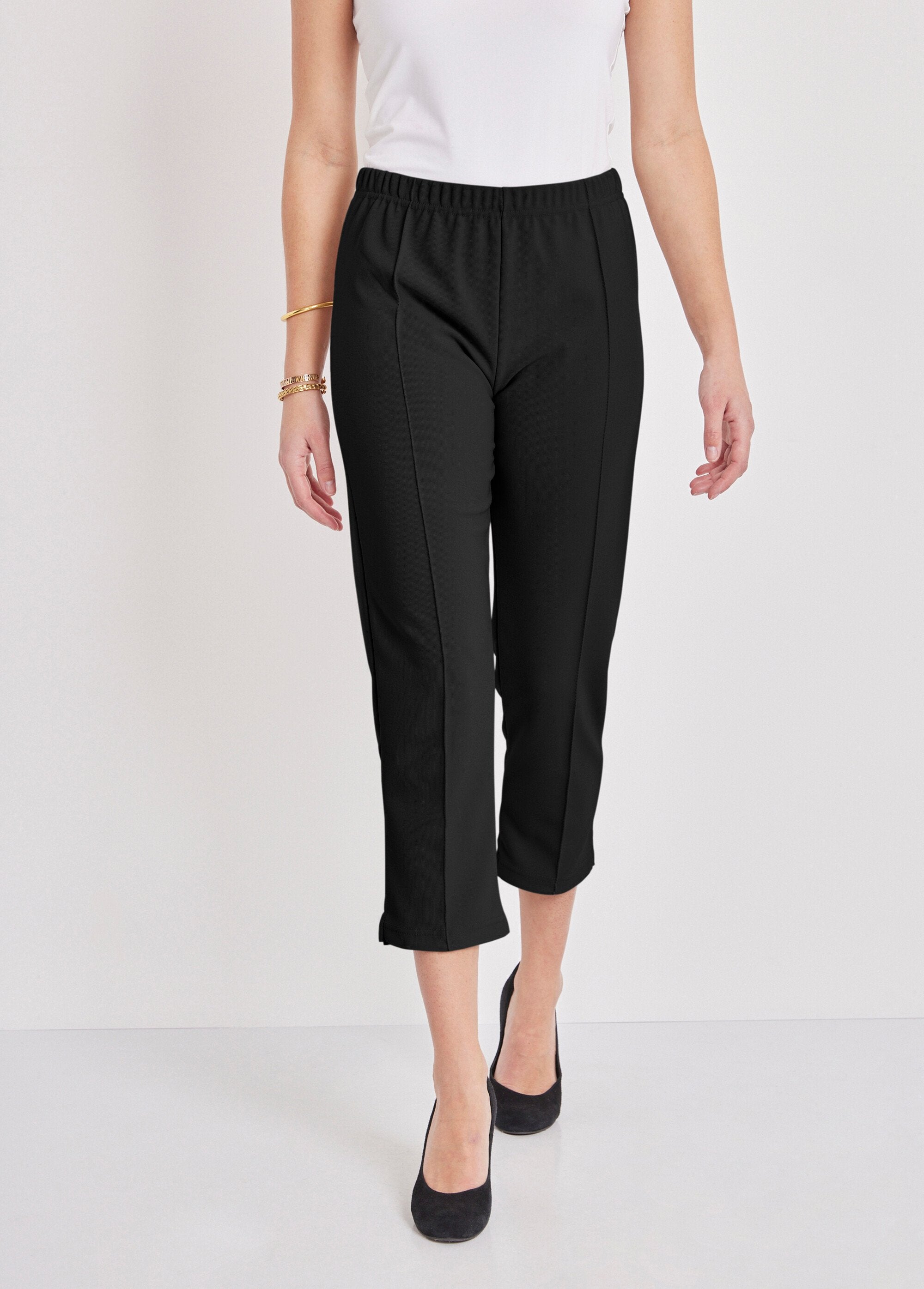 Pantalones_cropped_con_cintura_elástica_de_canalé_Negro_FA1_slim