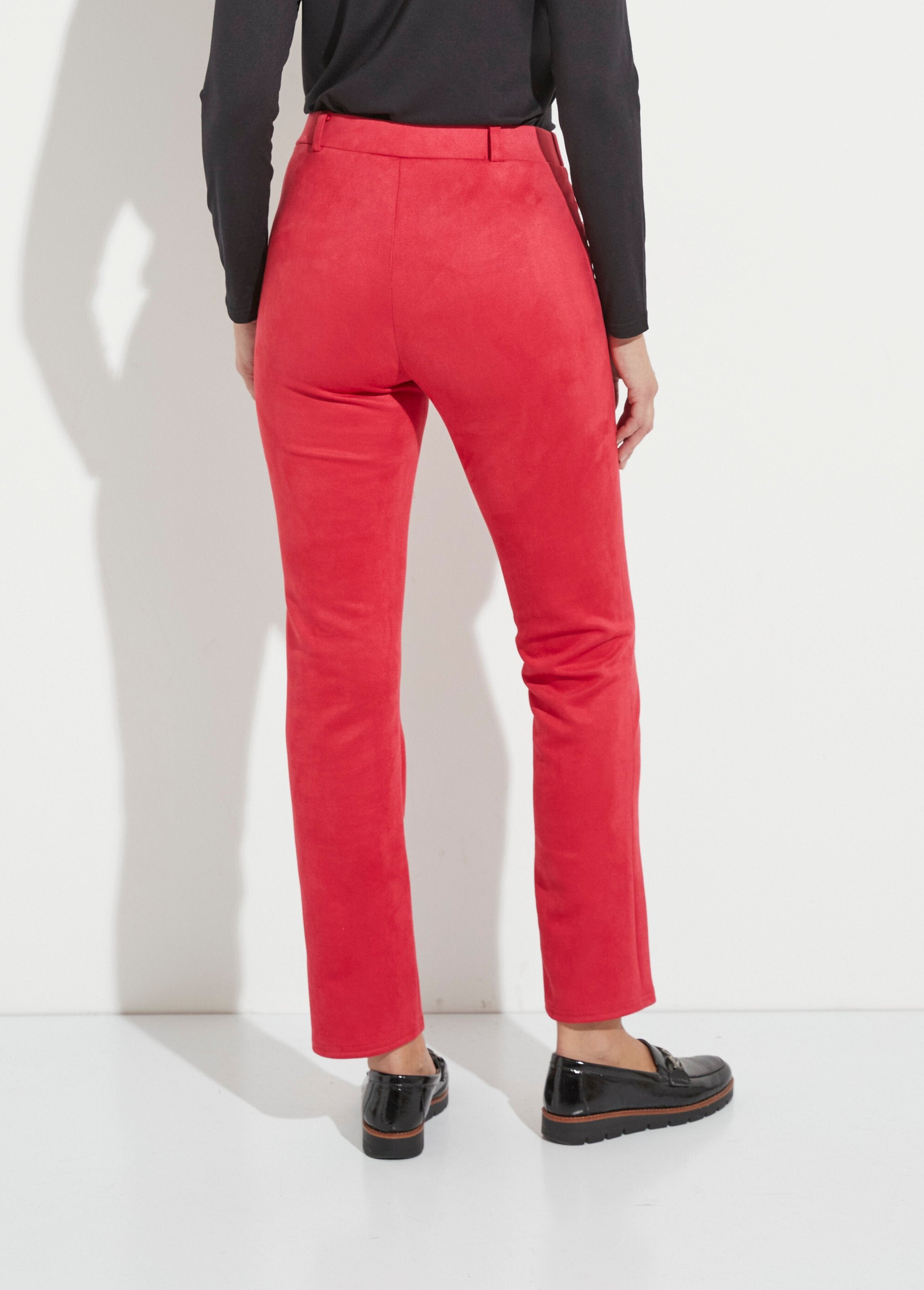Pantalon_droit_tissu_suédé_ceinture_élastiquée_ventre_plat_Tomette_DO1_slim