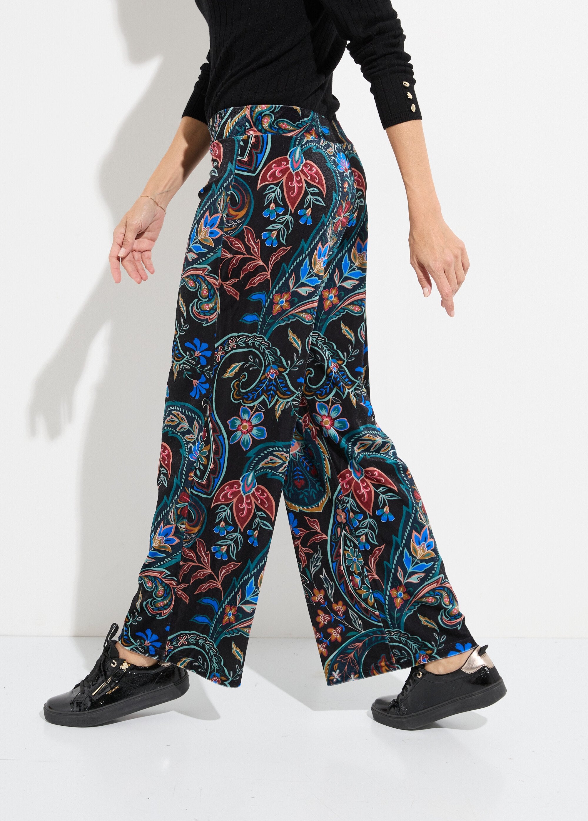 Pantalon_en_velours,_imprimé_cachemire_Noir_imprime_GA1_slim
