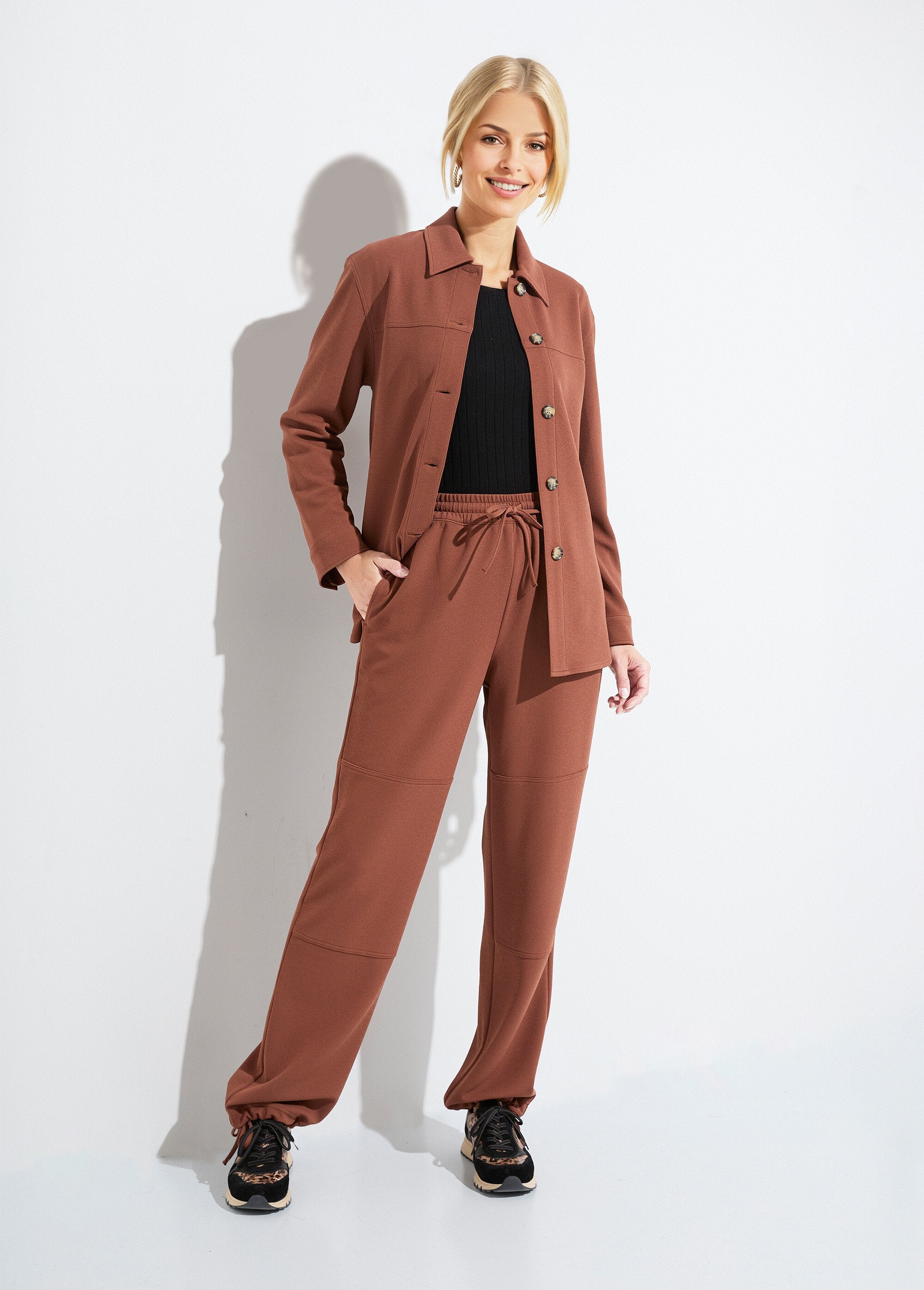 Pantalon_large_ceinture_élastiquée_maille_crêpe_unie_Marron_SF1_slim