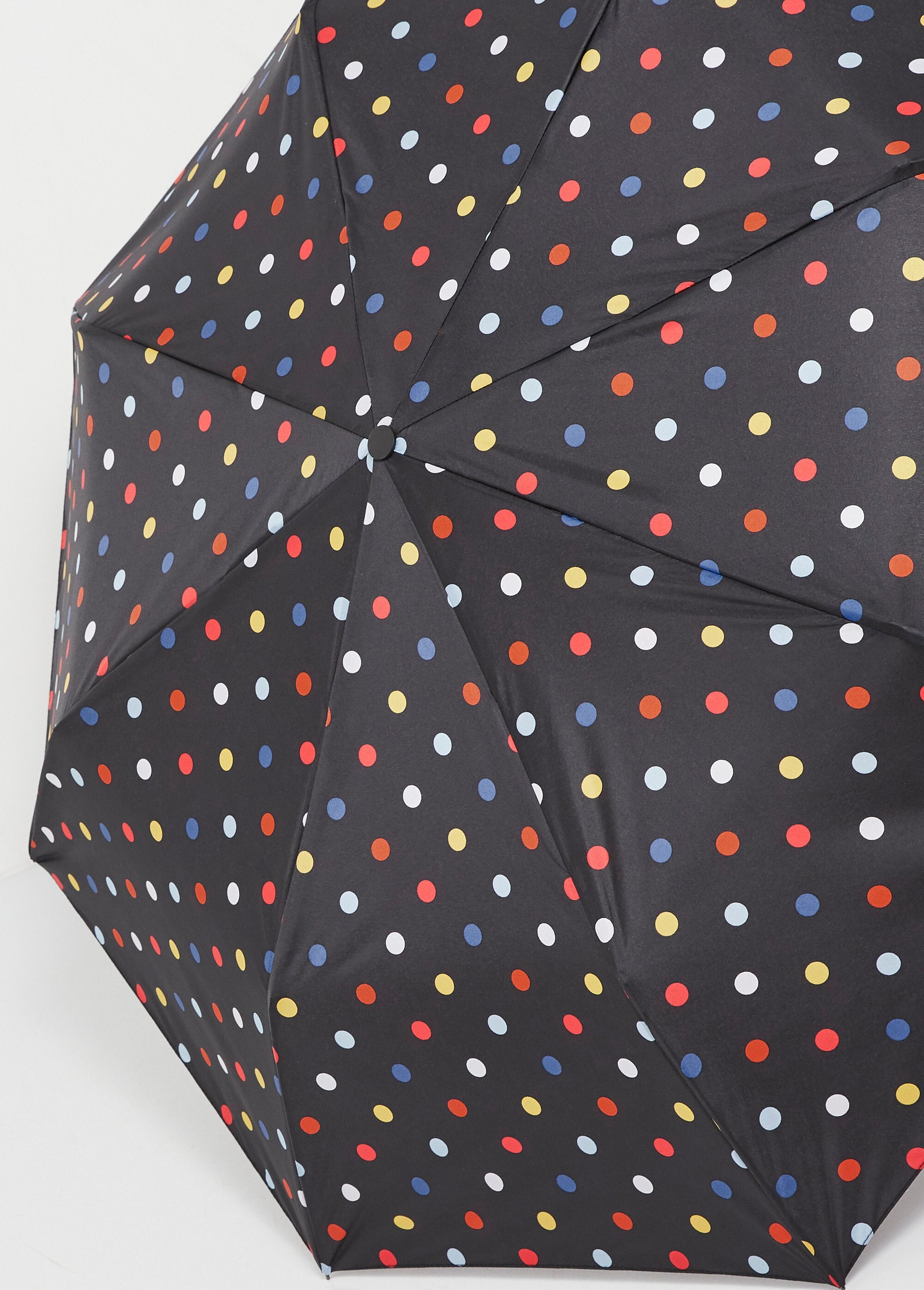 Paraguas_plegable_automático_Fancy_Puntos_multicolores_negros_DE1_slim