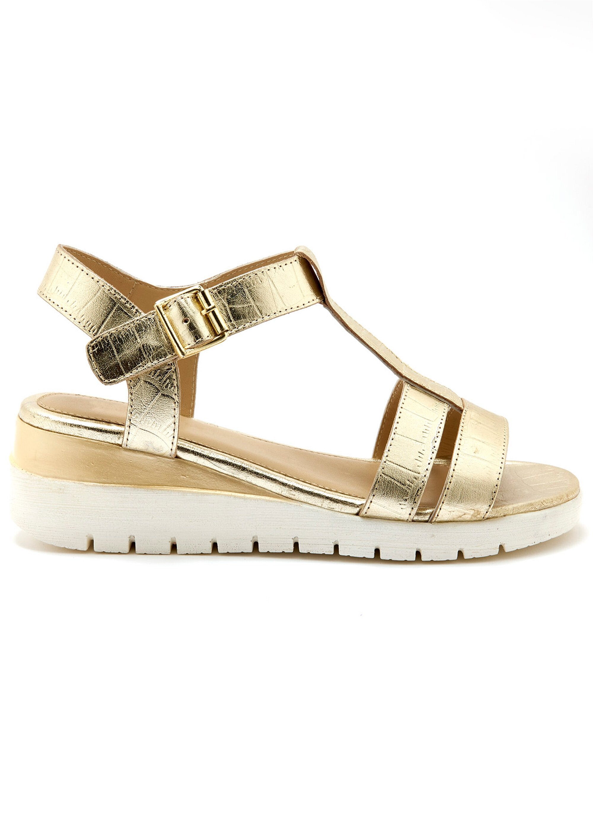 Sandalias_de_cuña_de_piel,_ancho_confort_Dorado_DR1_slim