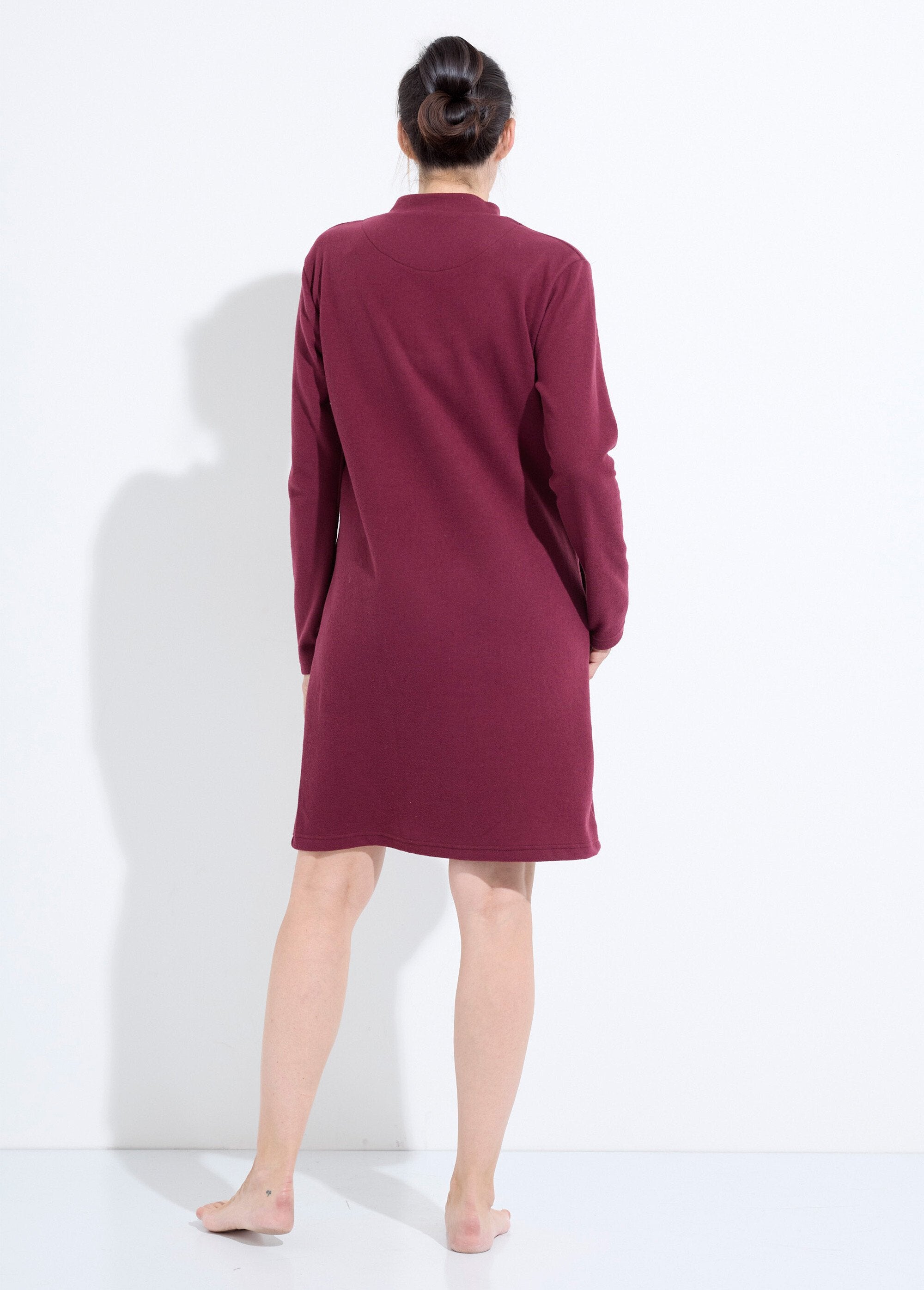 Peignoir_boutonné_court_maille_milano_Bordeaux_DO1_slim