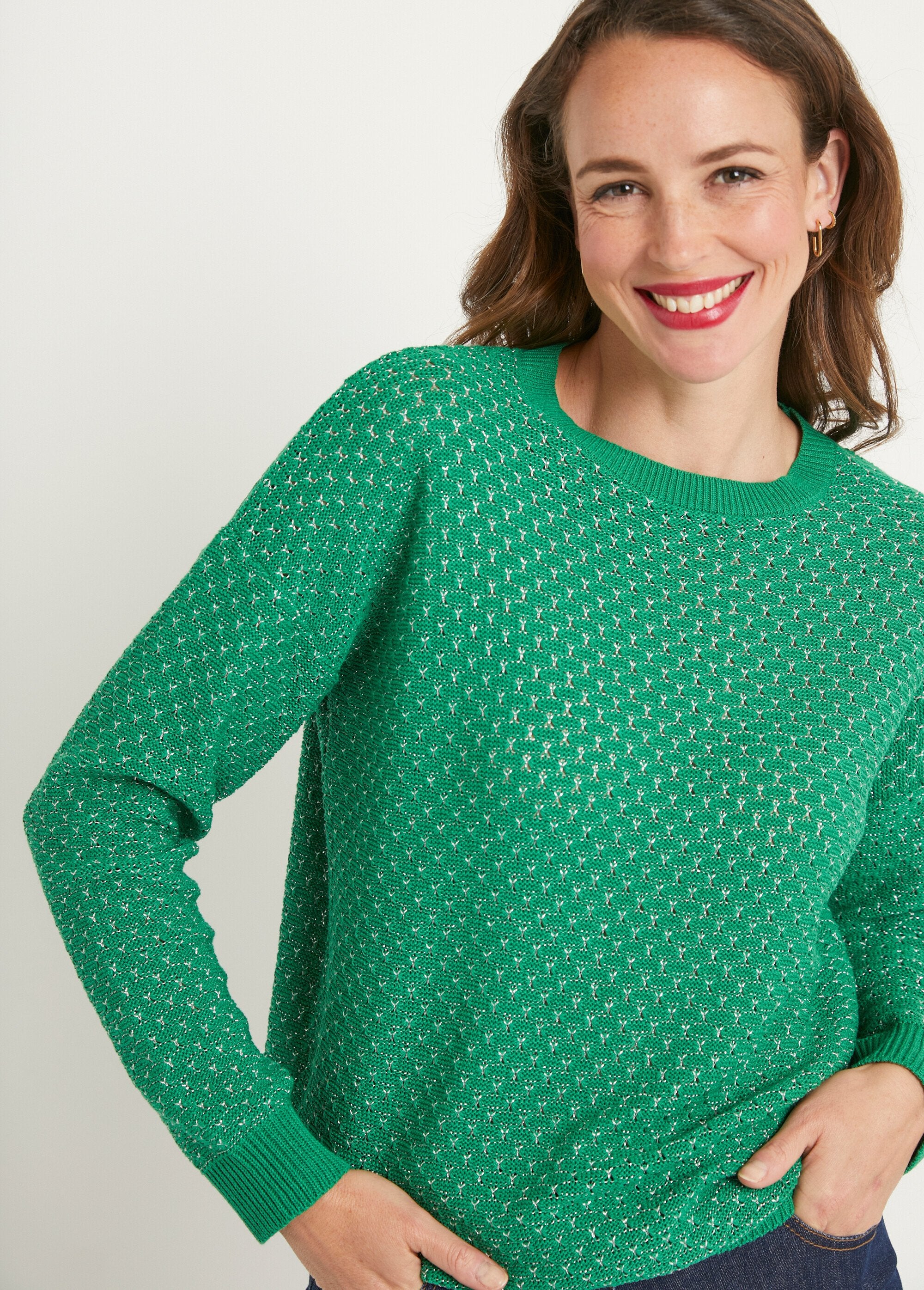 Suave_jersey_de_cuello_redondo_en_mezcla_de_algodón_Verde_DE1_slim