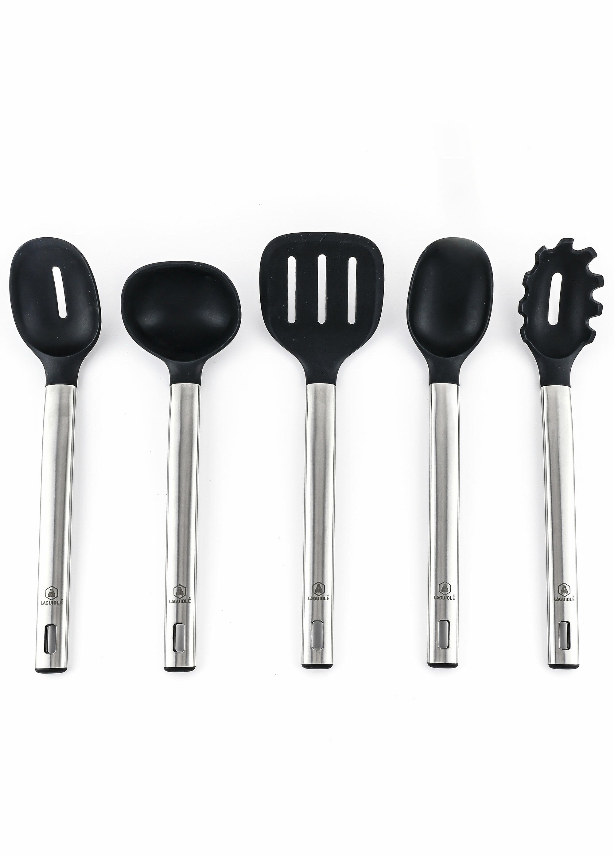 Juego_de_5_utensilios_de_cocina_-_"Armonía"_Plata_y_negro_DE1_slim