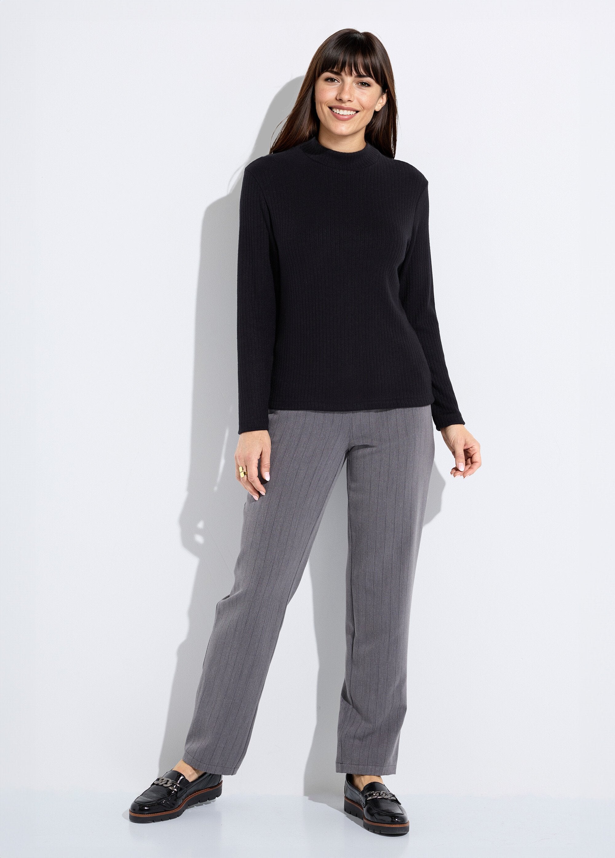 T-shirt_col_montant_maille_côtelée_manches_longues_Noir_SF1_slim