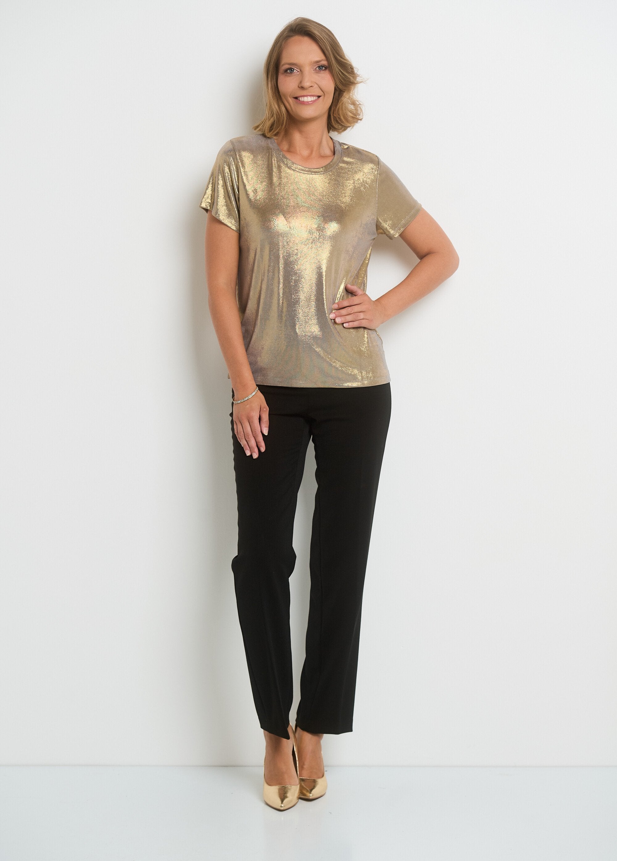 Camiseta_metálica_de_manga_corta_Oro_SF1_slim