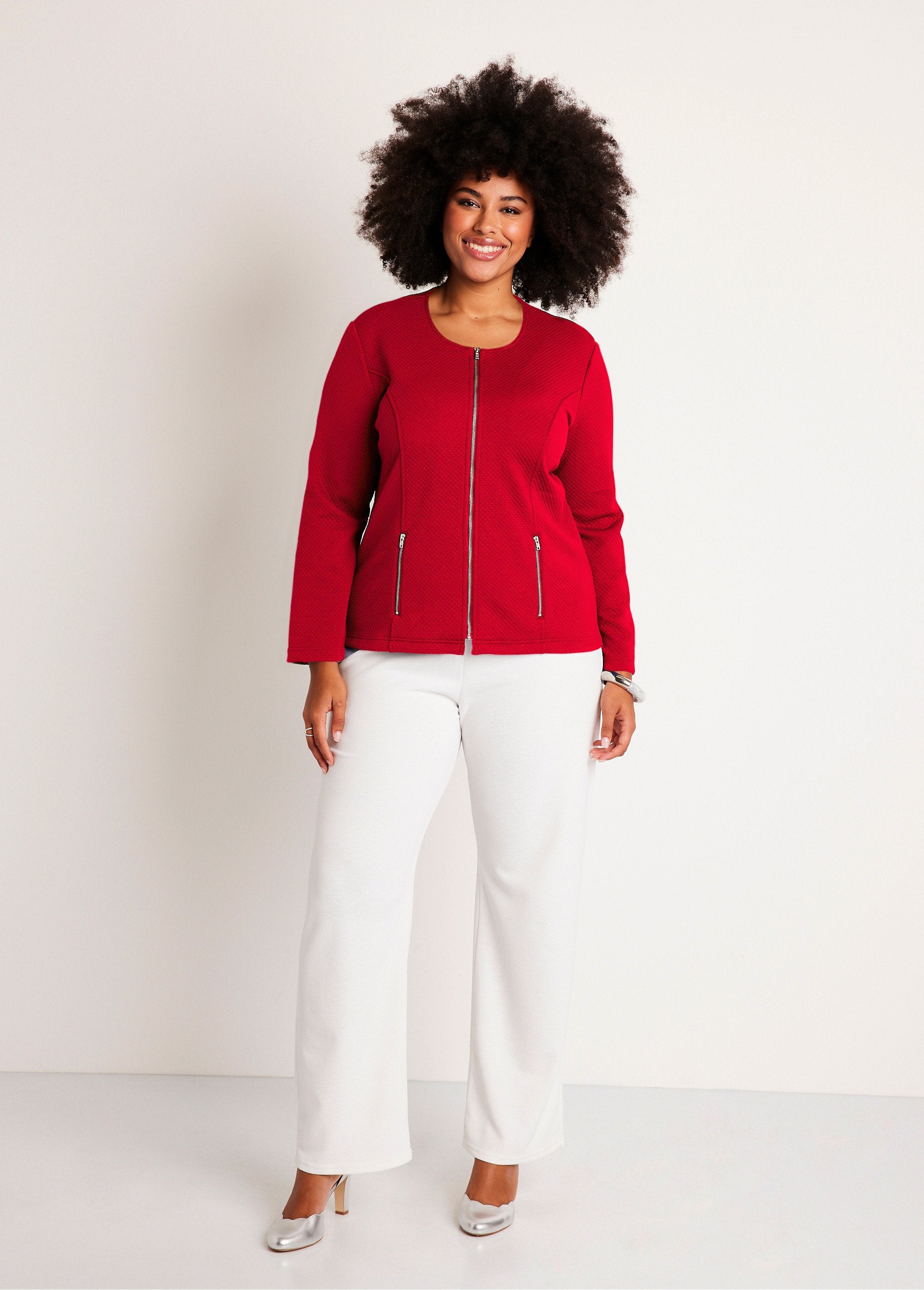 Chaqueta_ajustada_sin_cuello_Rojo_SF1_curvy